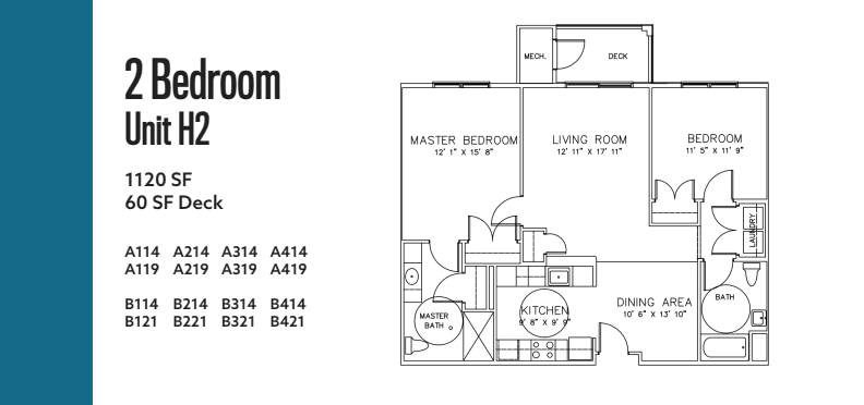 Plan H2 floor plan diagram